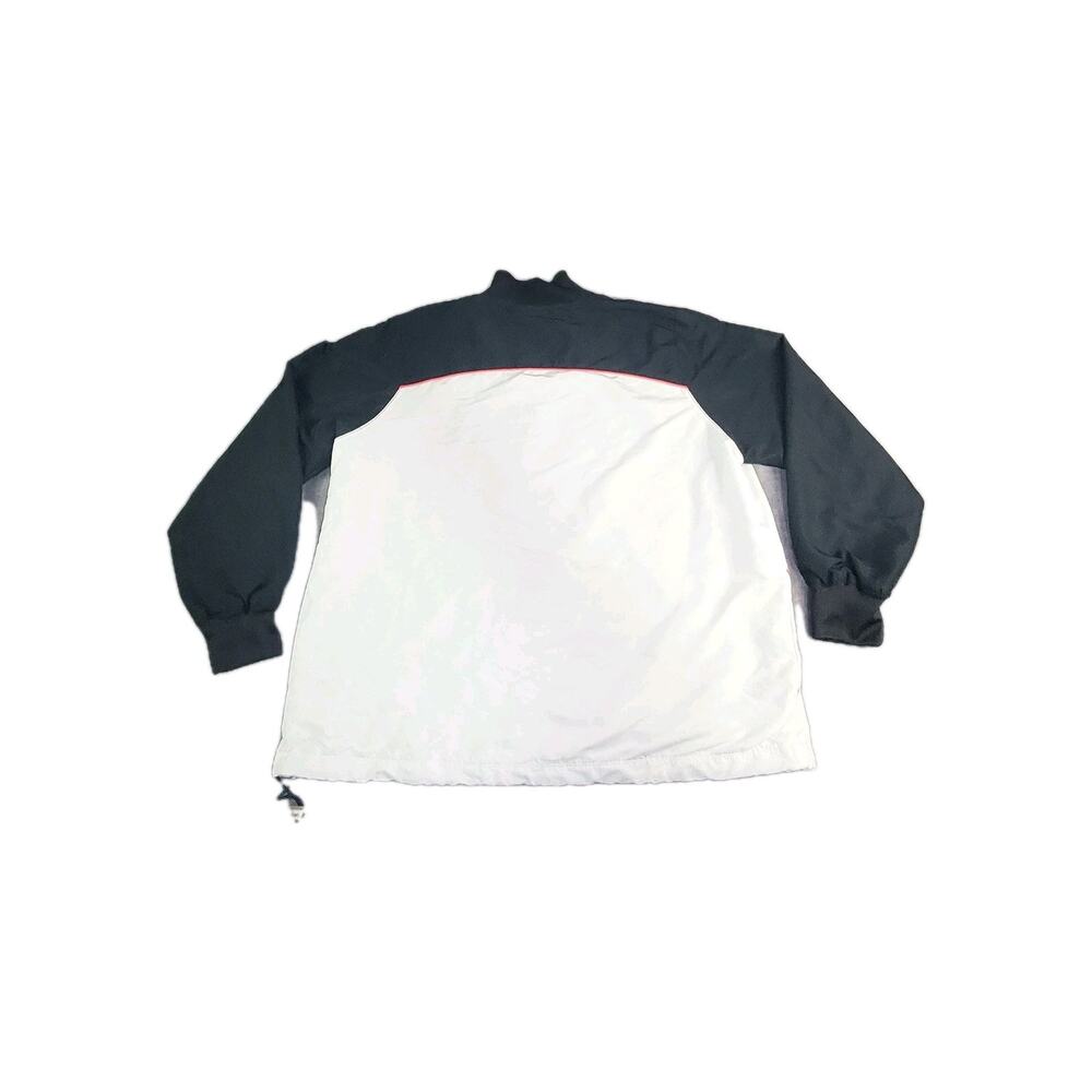 Reebok Classic 90's Men's Sz XL White & Black Zip UP Jacket Winter C10 - Picture 8 of 9